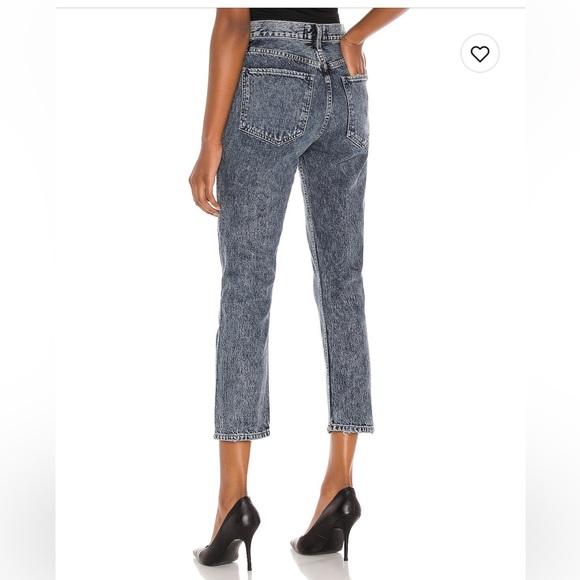 Agolde Riley High Rise Straight Crop - Picture 2 of 8